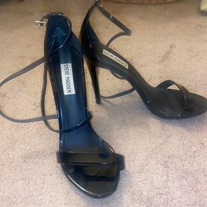 Black Steve Madden strappy heels